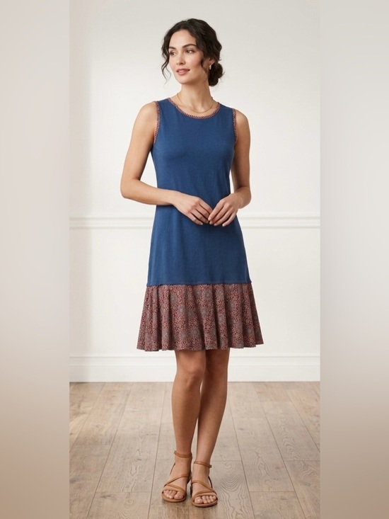 Dresses & Skirts - Linen & Cotton Sleeveless Shift Dress